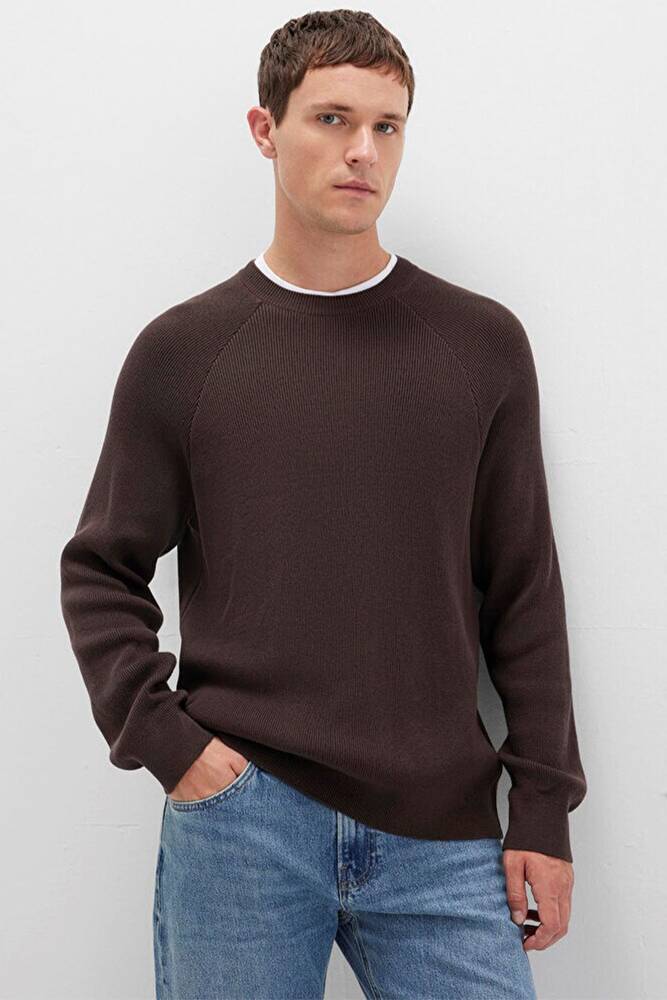 Erkek Kazak 0710307-70219 Kahve 