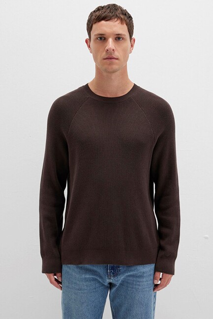 Erkek Kazak 0710307-70219 Kahve - Thumbnail