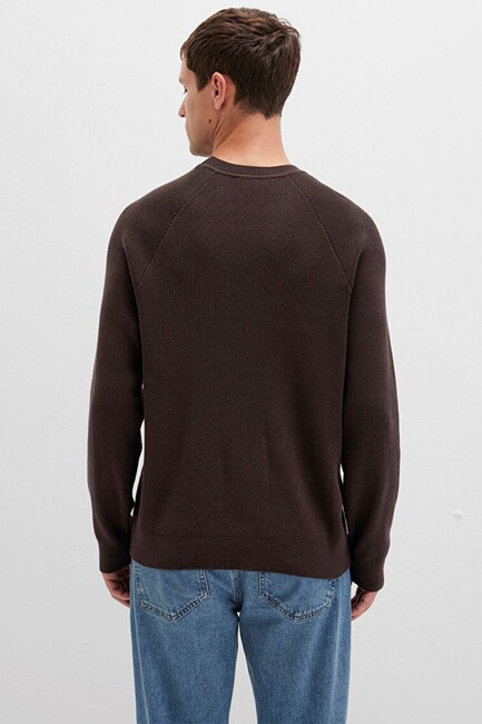 Erkek Kazak 0710307-70219 Kahve - Thumbnail