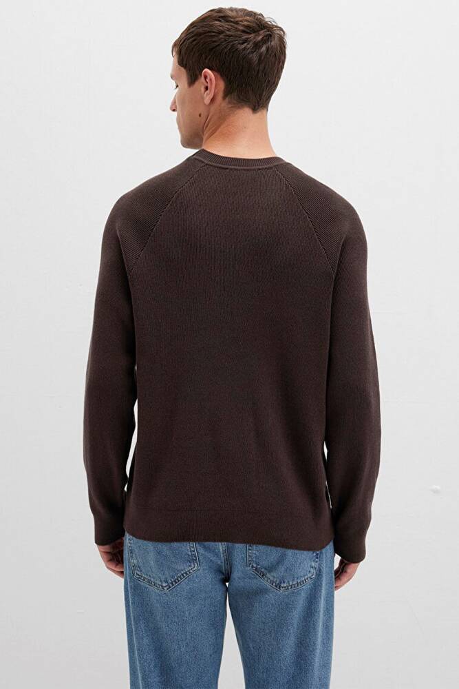 Erkek Kazak 0710307-70219 Kahve 