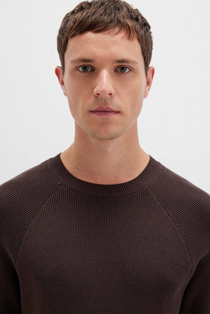 Erkek Kazak 0710307-70219 Kahve 