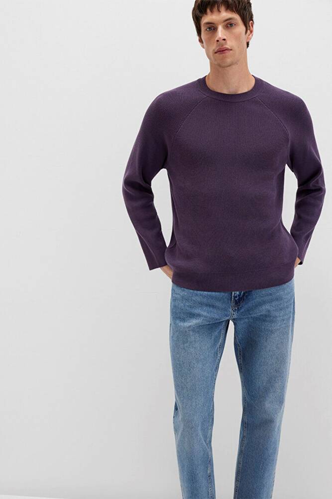 Erkek Kazak 0710307-70688 Mor 