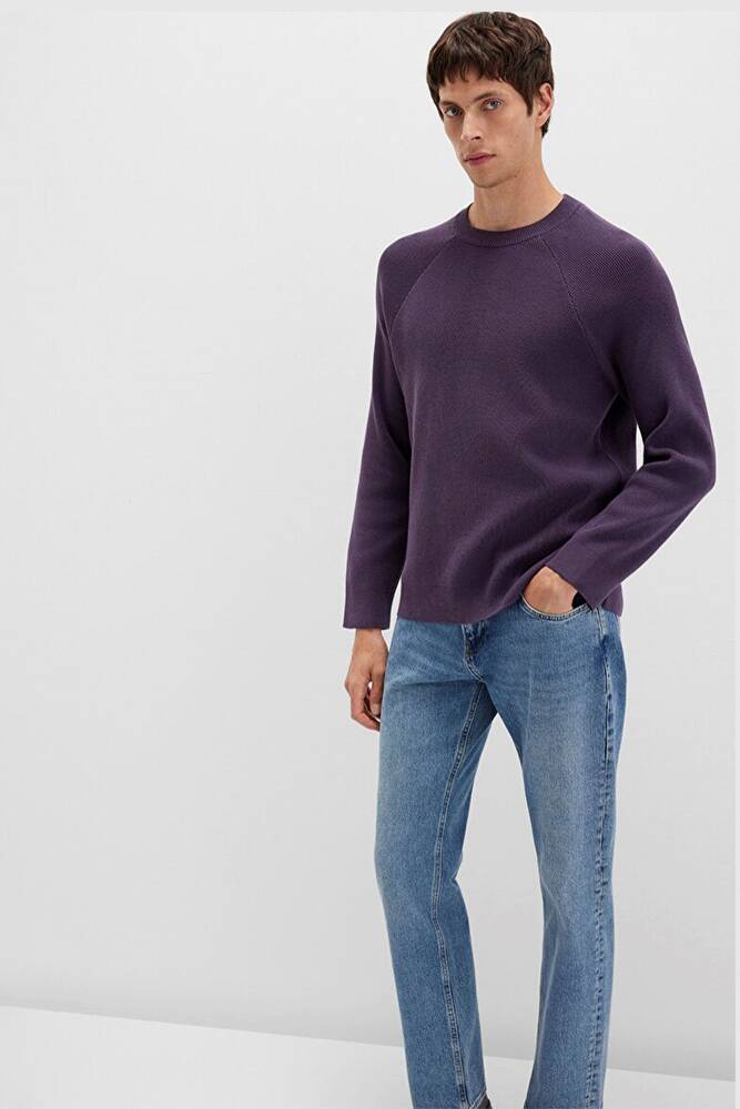 Erkek Kazak 0710307-70688 Mor 