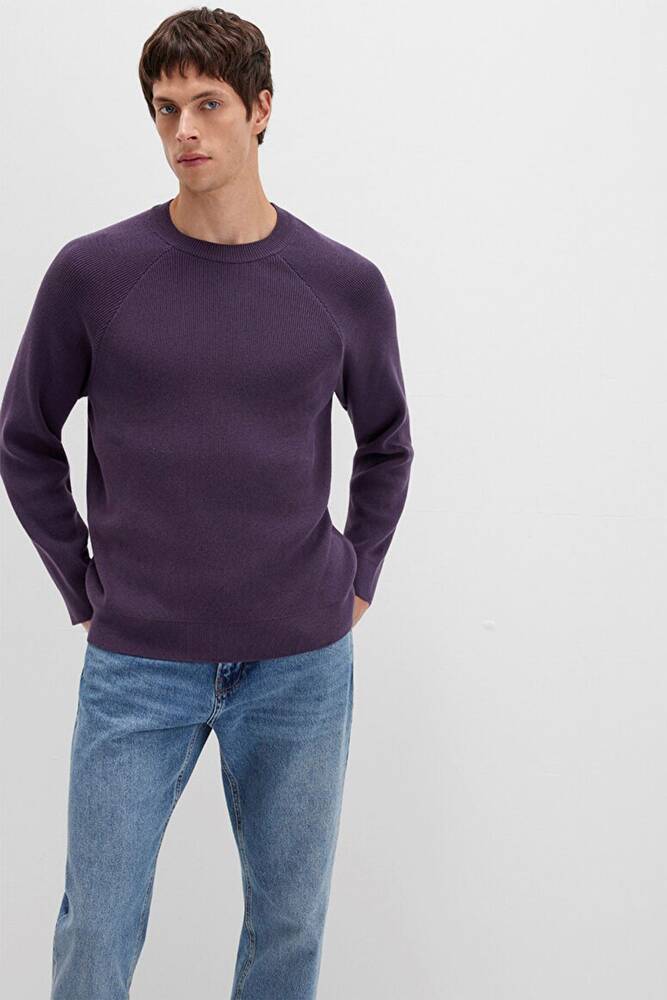 Erkek Kazak 0710307-70688 Mor 