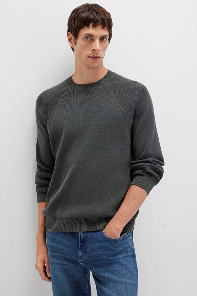 Erkek Kazak 0710307-71598 Yeşil 