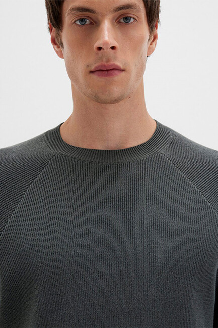 Erkek Kazak 0710307-71598 Yeşil - Thumbnail