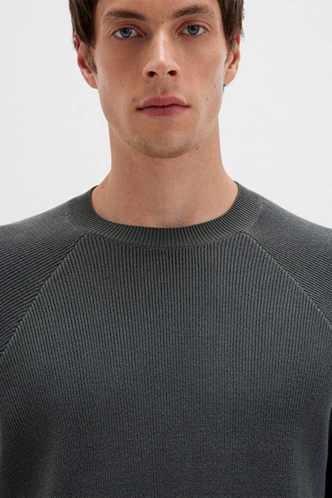 Erkek Kazak 0710307-71598 Yeşil 