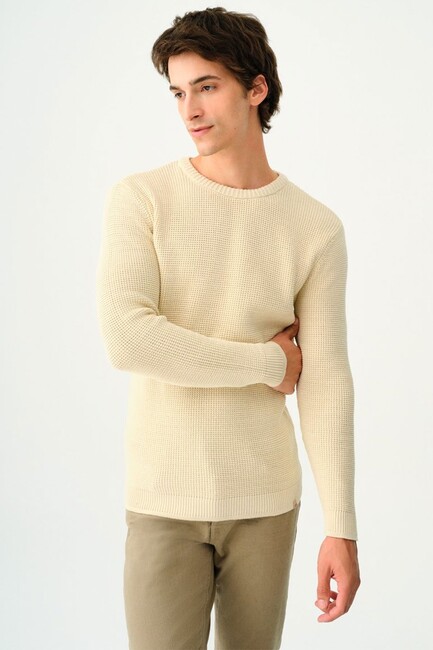 Erkek Kazak LF2036900 Ekru (1)