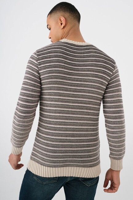 Erkek Kazak LF2037254 Ekru (2)