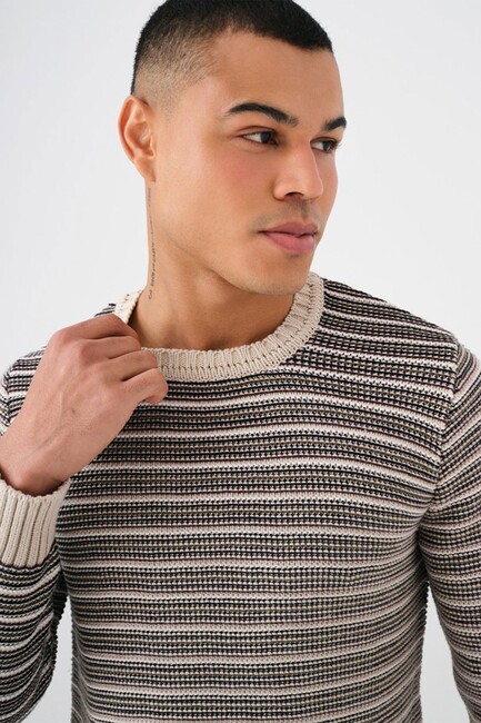 Erkek Kazak LF2037254 Ekru (3)