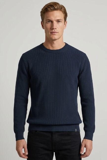 Erkek Kazak LF2040877 Lacivert (1)