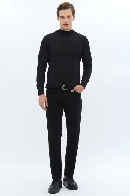 Erkek Kazak TRK-1466 10151137 Siyah - Thumbnail