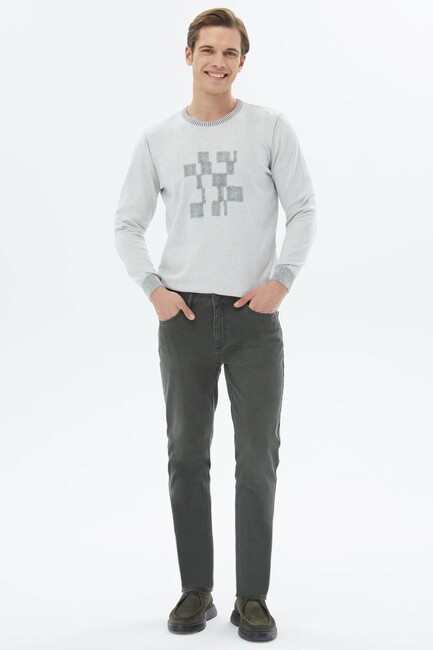 Erkek Kazak TRK-1481 10151270 Gri (2)