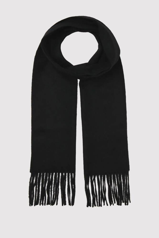 Erkek Kelowna Wool Atkı 12282508 Siyah 