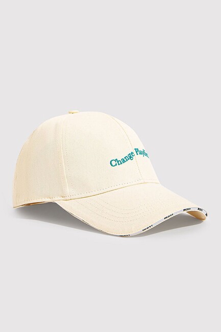 Erkek Kep 0910825-70069 Ekru - Thumbnail