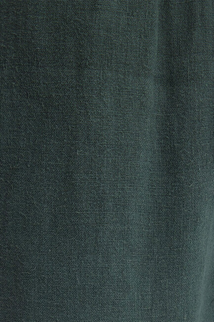 Erkek Keten Pantolon 0010358-71598 Yeşil - Thumbnail