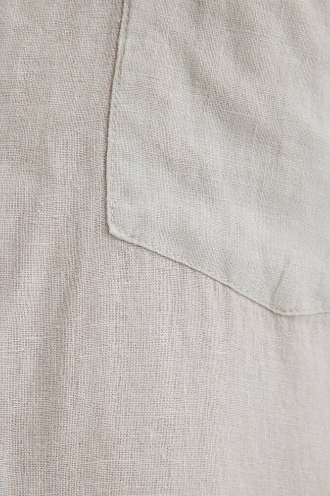 Erkek Kısa Kol Gömlek 0211473-70080 Gri 