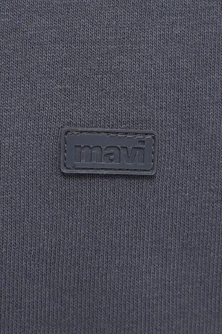 Erkek Kısa Kol Logo Tişört 0613188-80955 Gri - Thumbnail