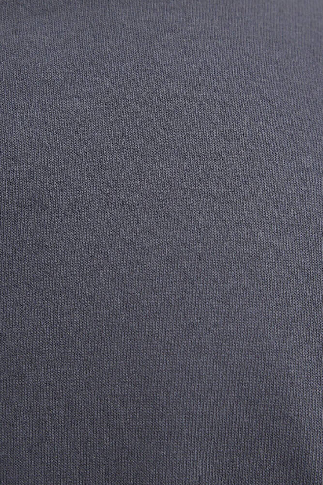 Erkek Kısa Kol Logo Tişört 0613188-80955 Gri 