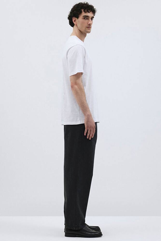 Erkek Kısa Kol Tişört 0612151-620 Beyaz 