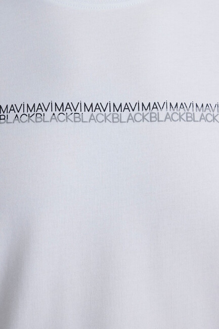 Erkek Kısa Kol Tişört 0612647-620 Beyaz - Thumbnail