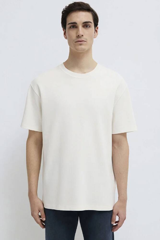 Erkek Kısa Kol Tişört 0612731-70057 Beyaz 