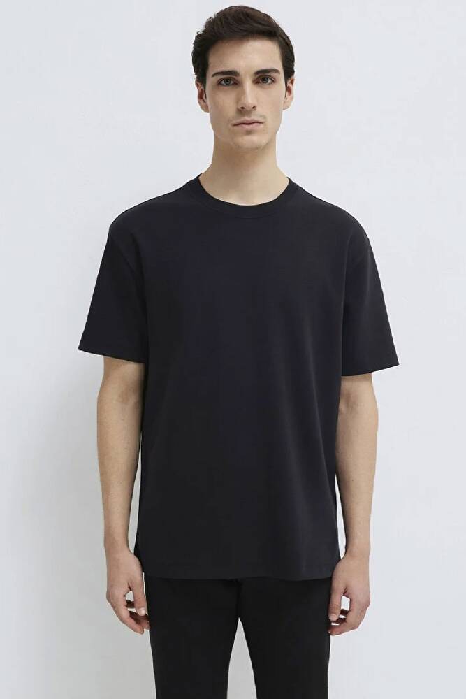 Erkek Kısa Kol Tişört 0612731-900 Siyah 