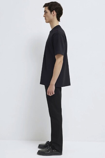 Erkek Kısa Kol Tişört 0612731-900 Siyah - Thumbnail