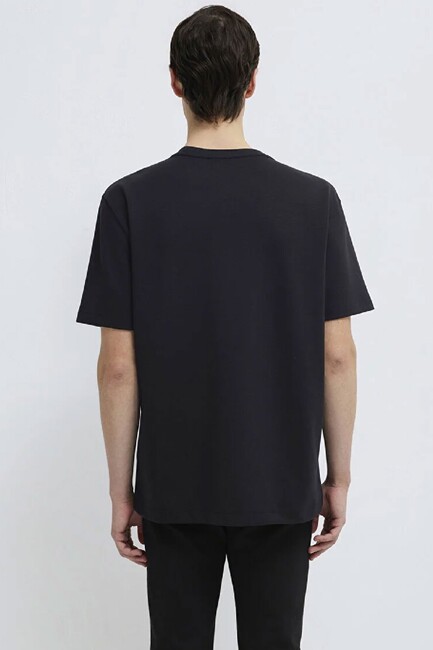 Erkek Kısa Kol Tişört 0612731-900 Siyah - Thumbnail