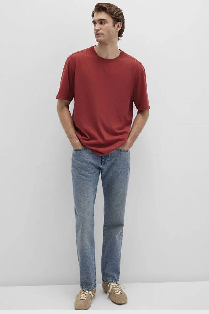 Erkek Kısa Kol Tişört 0613044-70457 Kırmızı 