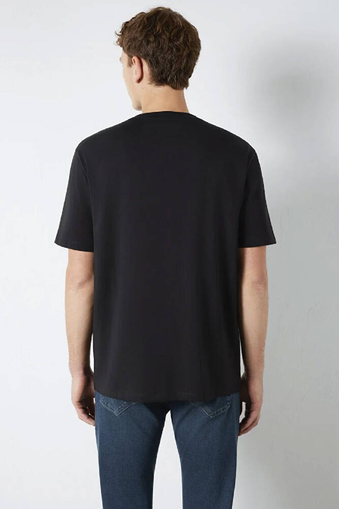 Erkek Kısa Kol Tişört 0613199-900 Siyah 