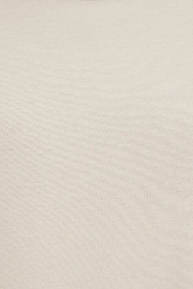 Erkek Kısa Kol Tişört 066249-70004 Bej 