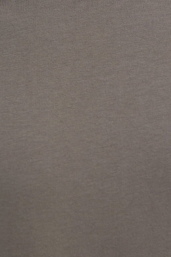 Erkek Kısa Kol Tişört 066249-87875 Kahve 