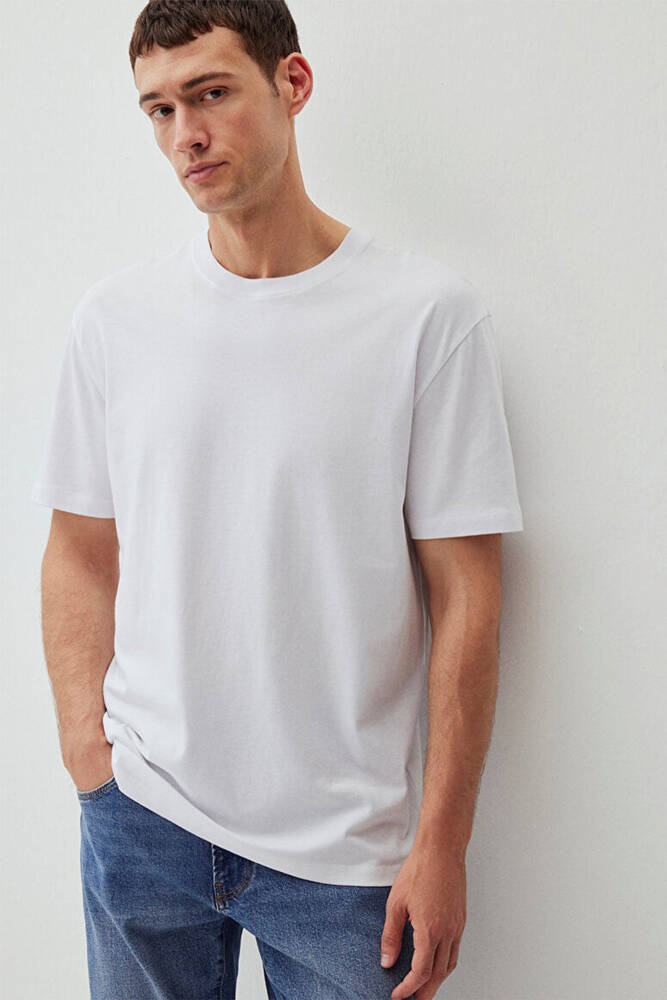 Erkek Kısa Kol Tshırt 066249-620 Beyaz 