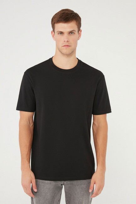 Erkek Kısa Kol Tshırt 066249-900 Siyah (2)