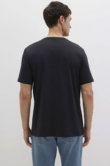 Erkek Kısa Kol Tshırt 066483-900 Siyah - Thumbnail