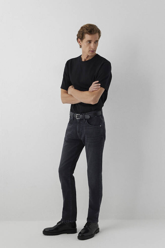 Erkek KVNÇ Mavi Black Jean Pantolon 001070-A4242 Gri - 2
