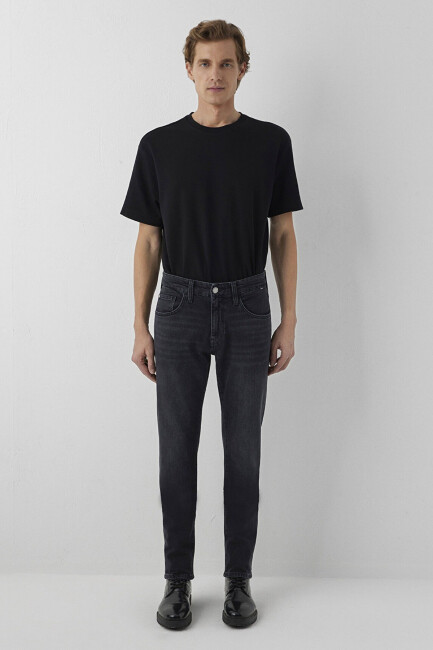 Erkek KVNÇ Mavi Black Jean Pantolon 001070-A4242 Gri (2)