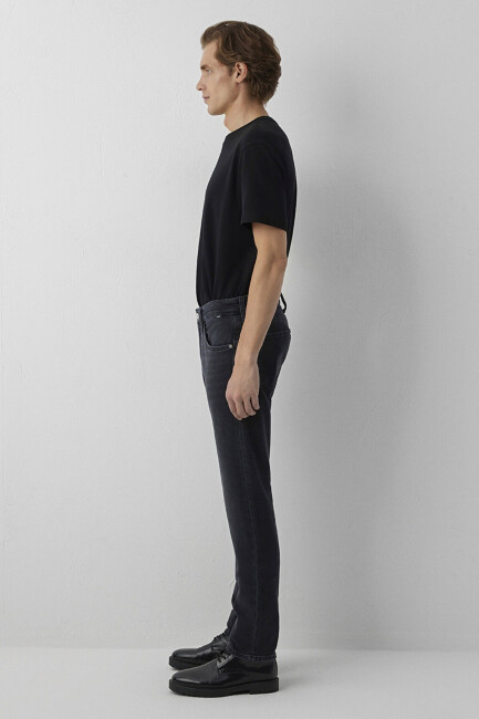 Erkek KVNÇ Mavi Black Jean Pantolon 001070-A4242 Gri - 4