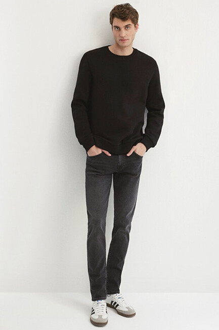 Erkek KVNÇ Urban Black Jean Pantolon 001070-34804 Gri (1)