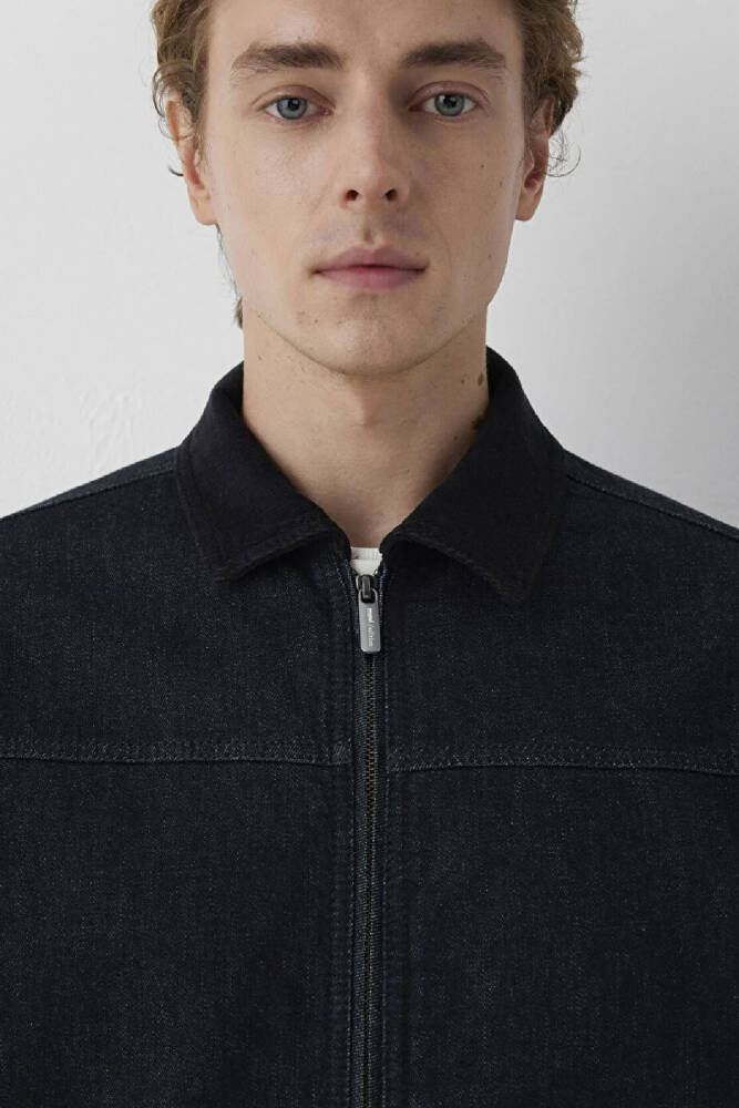 Erkek Larry Denim Ceket 0110719-A3960 Lacivert  - 7