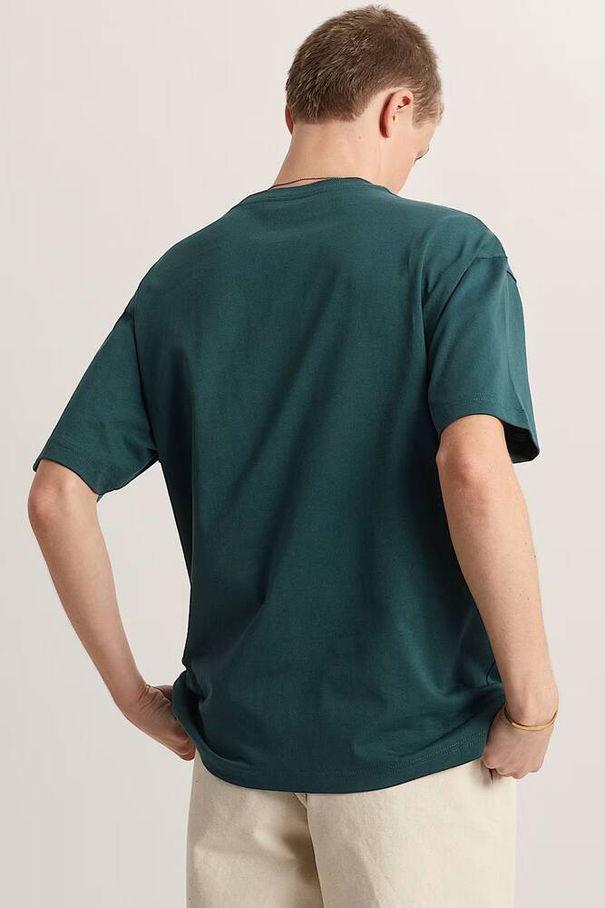 Erkek Left Chest Iı Loose Tişört VN000P1PFRJ1 Yeşil 