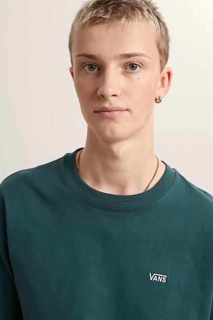 Erkek Left Chest Iı Loose Tişört VN000P1PFRJ1 Yeşil - Thumbnail