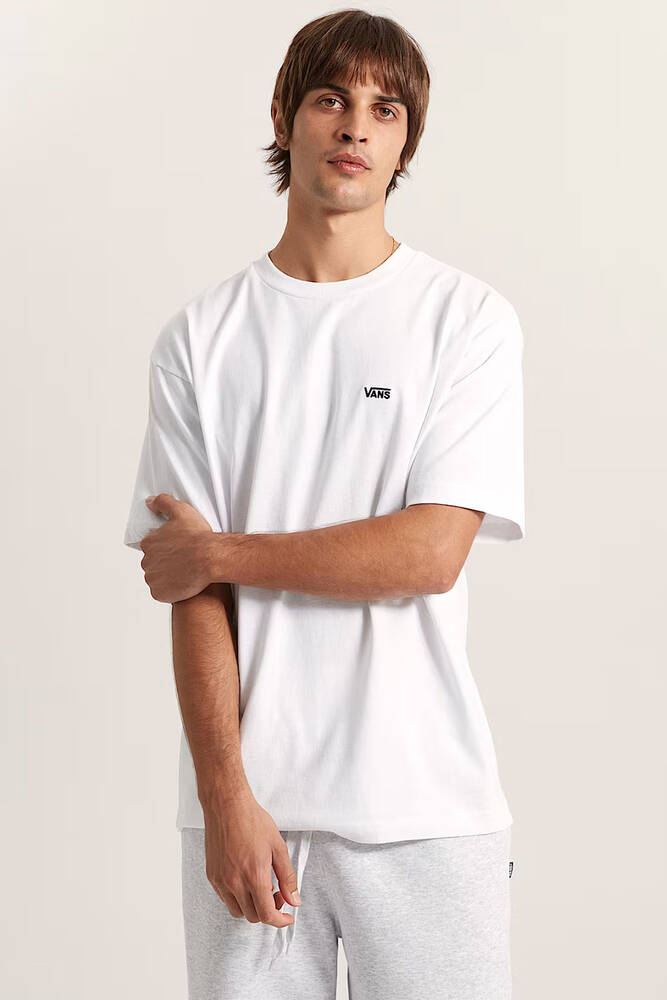 Erkek Left Chest Iı Loose Tişört VN000P1PWHT1 Beyaz 