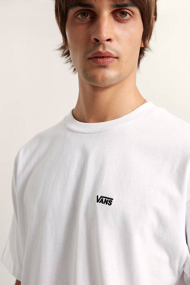 Erkek Left Chest Iı Loose Tişört VN000P1PWHT1 Beyaz 