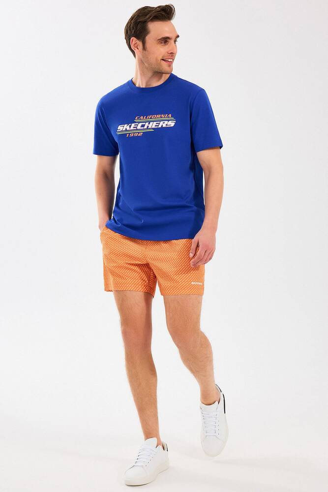 Erkek Lightweight Graphic Tişört S2510160-403 Mavi 