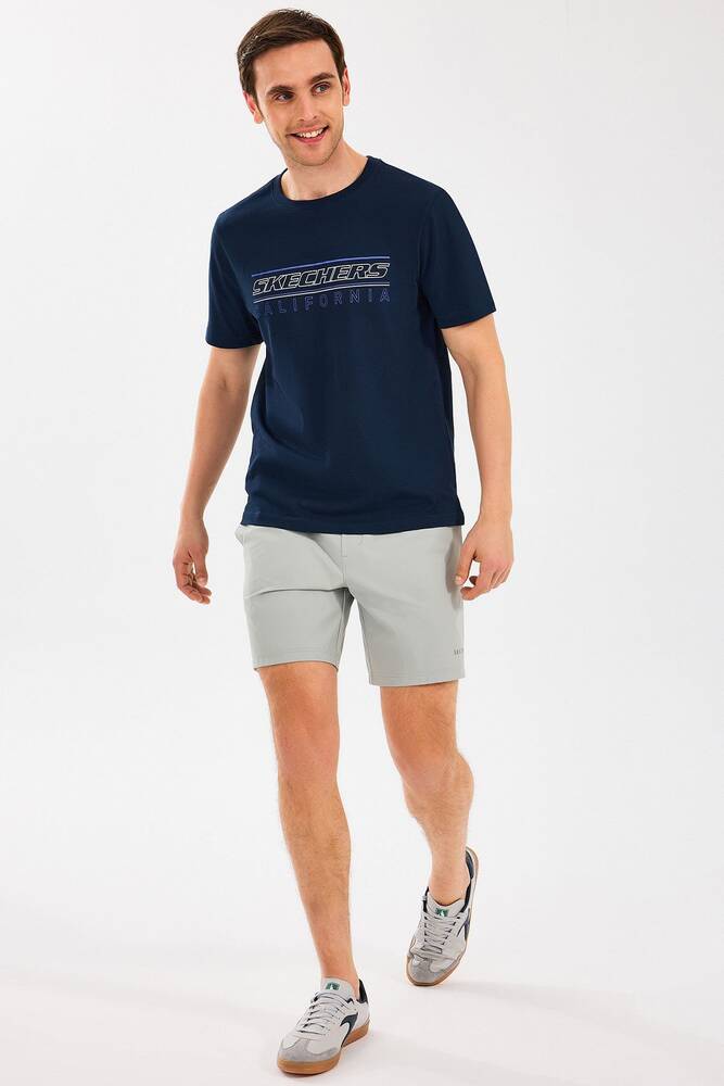 Erkek Lightweight Graphic Tişört S2510172-410 Lacivert 