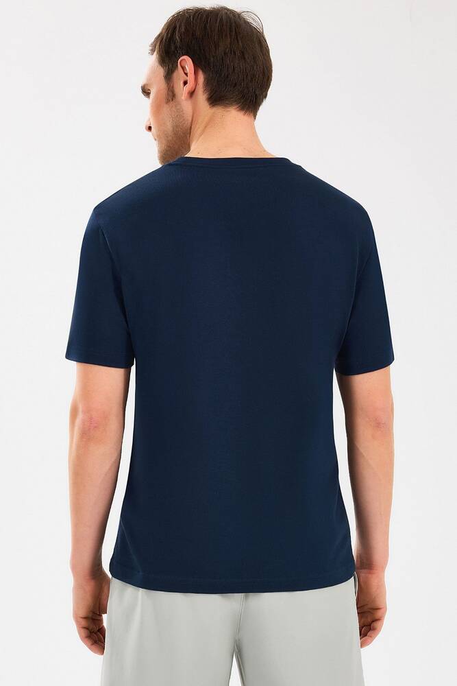 Erkek Lightweight Graphic Tişört S2510172-410 Lacivert 