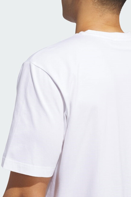 Erkek Lil Stripe Q2 Tişört IN6374 Beyaz - Thumbnail