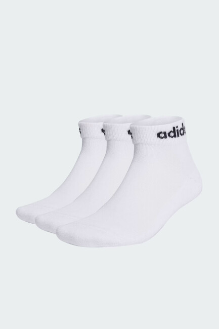 Erkek Lın Ankle 3P Çorap HT3457 Beyaz 